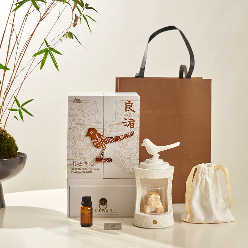 羽栖香台香薰氛围灯全套礼盒方图