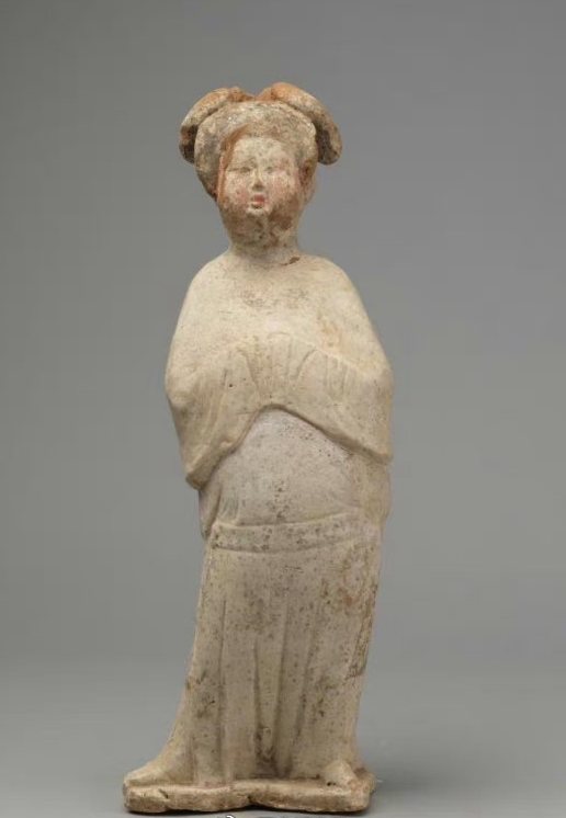 彩绘仕女俑