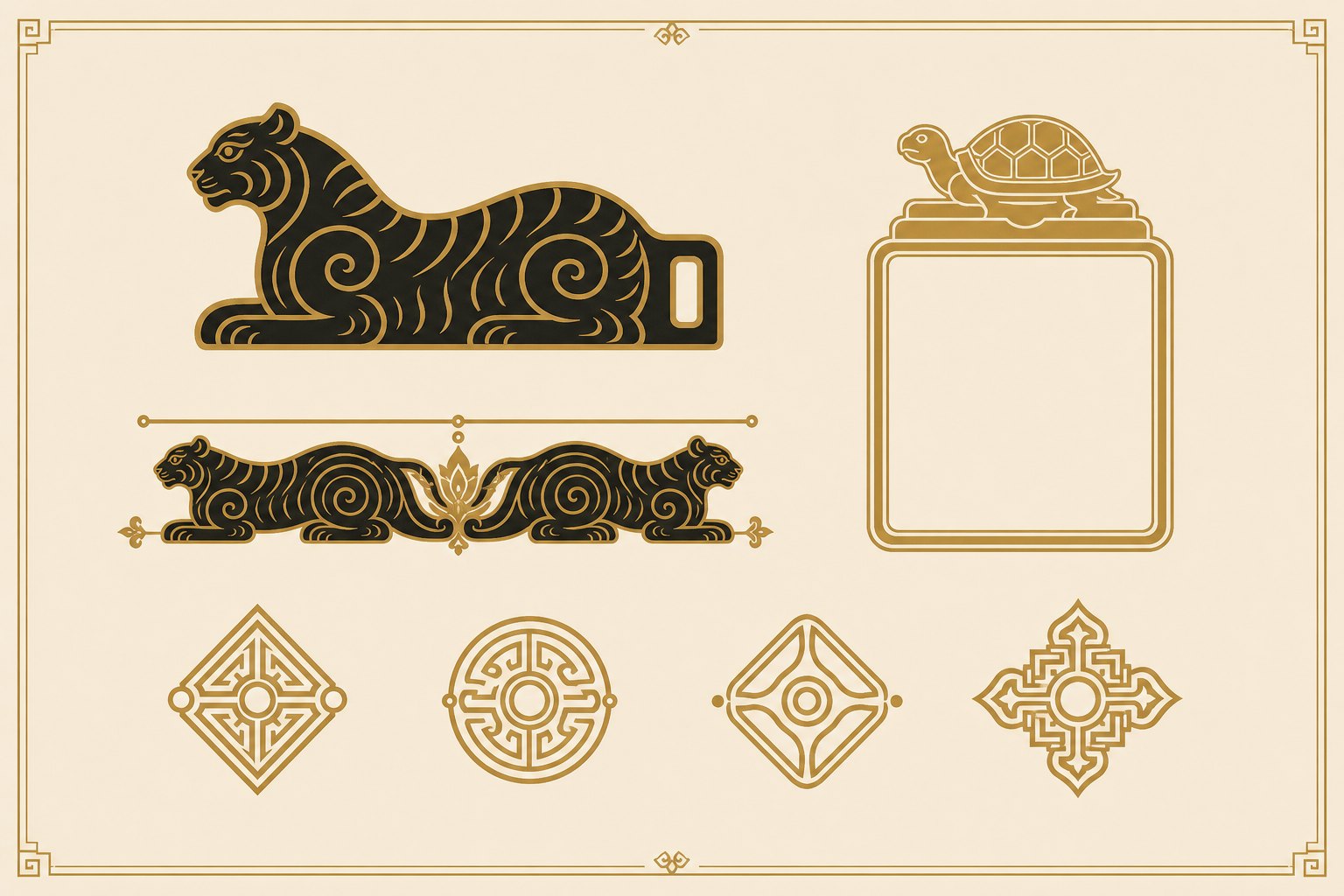 G03-03 兵符金印凭证图形库