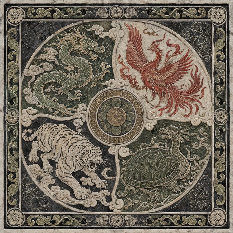 四神与石刻动物
